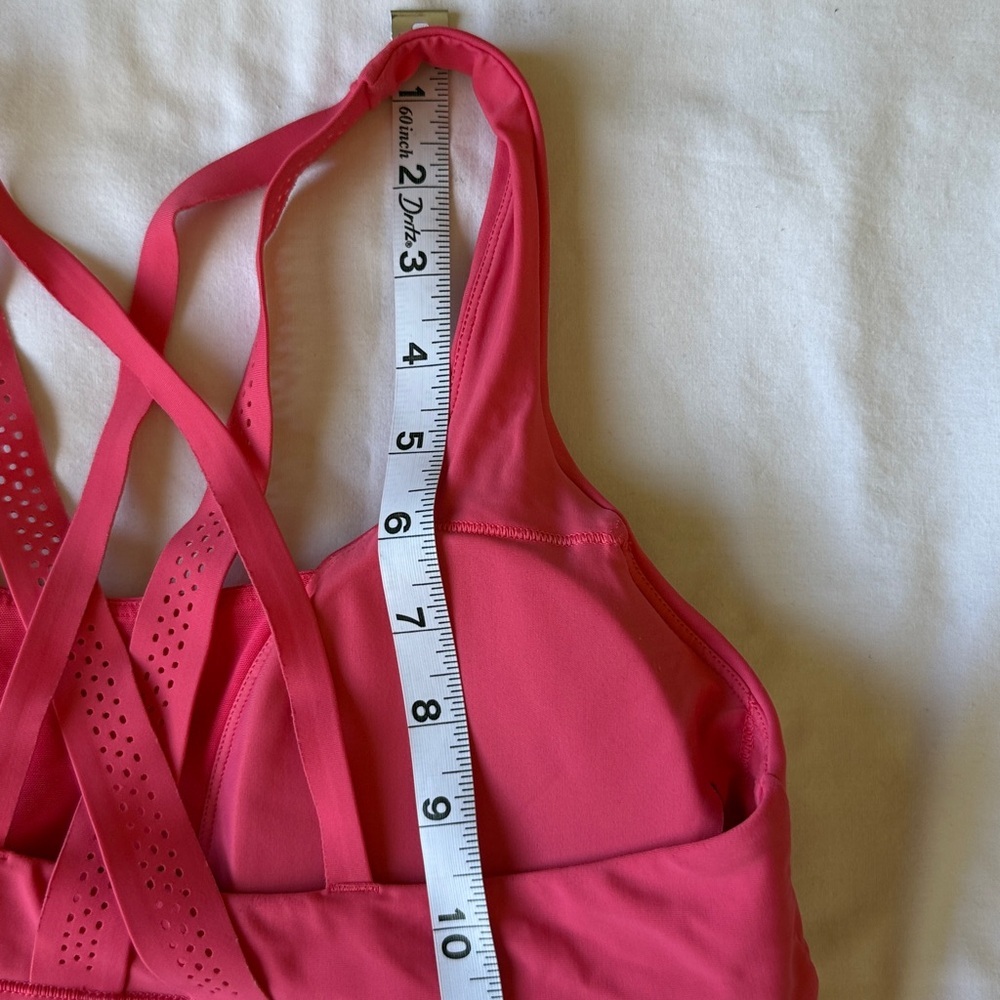 lululemon athletica Bright Pink Supportive Racerback Sports Bra - Picture 7 of 8